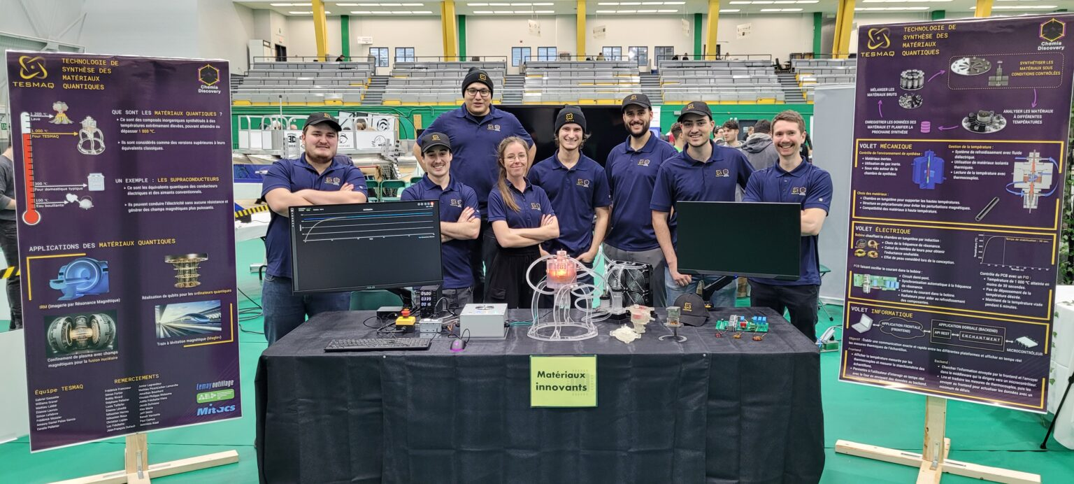 {t('A proof of concept for our microfurnace technology using magnetic induction was obtained. Dec 2023, Méga Géniale at Université de Sherbrooke')}